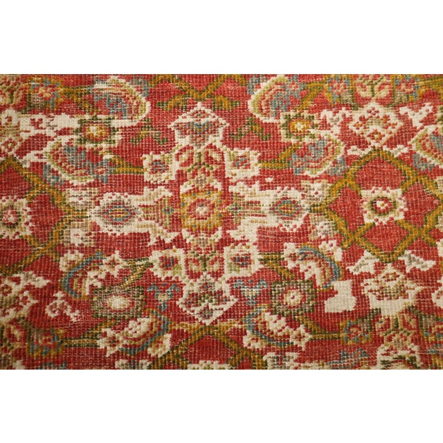 Large Herati Rare Size Persian Mahal Rug no. 10948 For Sale - Image 14 of 16