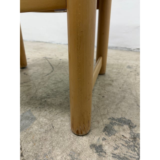 Hank Loewenstein Green Naugahyde and Oak Frame "Padova" Dining or Side Chair For Sale - Image 11 of 17