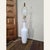 1970s Mid Century Modern White Ceramic Table Lamp, Wood Base 29" Rewired For Sale - Image 6 of 11
