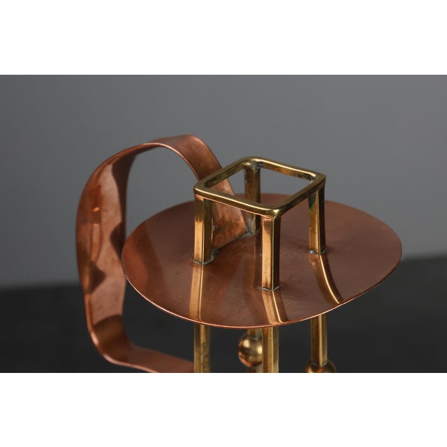Copper Table Candlesticks from Carl Deffner, Germany, 1910s, Set of 2 For Sale - Image 4 of 12