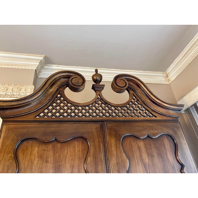 Historic Bicentennial Statton Fine Furniture Cherry Secretary Desk For Sale In Buffalo - Image 6 of 11