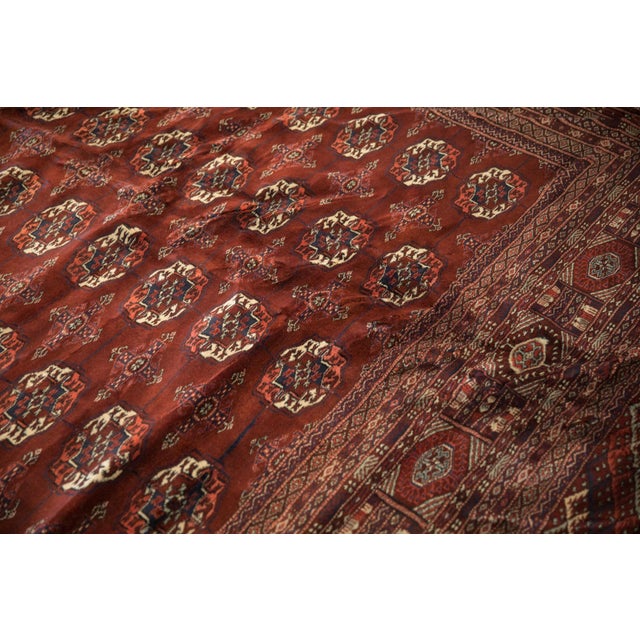 Vintage Fine Bokhara Rug - 12'2" X 14'8" For Sale - Image 10 of 15