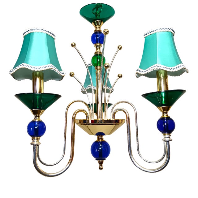 Vintage Chandelier in Murano Glass from Seguso, 1980s For Sale