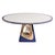 "Occhi Azzurri" Round Table With Bronze and Stainless Steel, Handcrafted For Sale In Los Angeles - Image 6 of 6