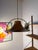 Brown and Orange Single Pendant Lamp by Jo Hammerborg for Fog & Mørup For Sale - Image 3 of 11