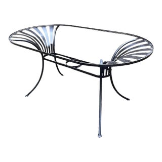 Francois Carre Garden Dining Table, Restored For Sale