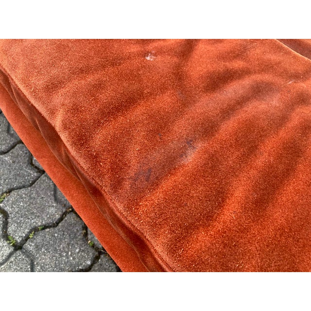 Vintage Velour Modular Sofa, 1970s, Set of 3 For Sale - Image 15 of 18