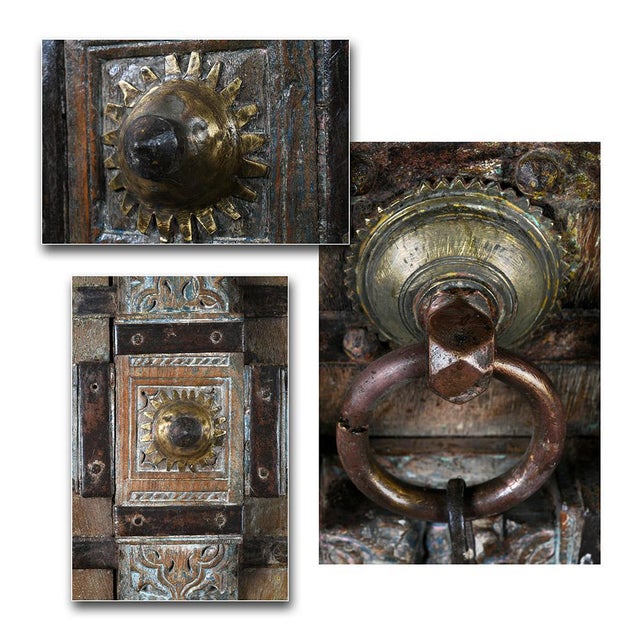 Wooden Door on Steel Base For Sale - Image 3 of 5