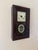 Antique American Mahogany Wall Clock, 1860s For Sale - Image 4 of 5