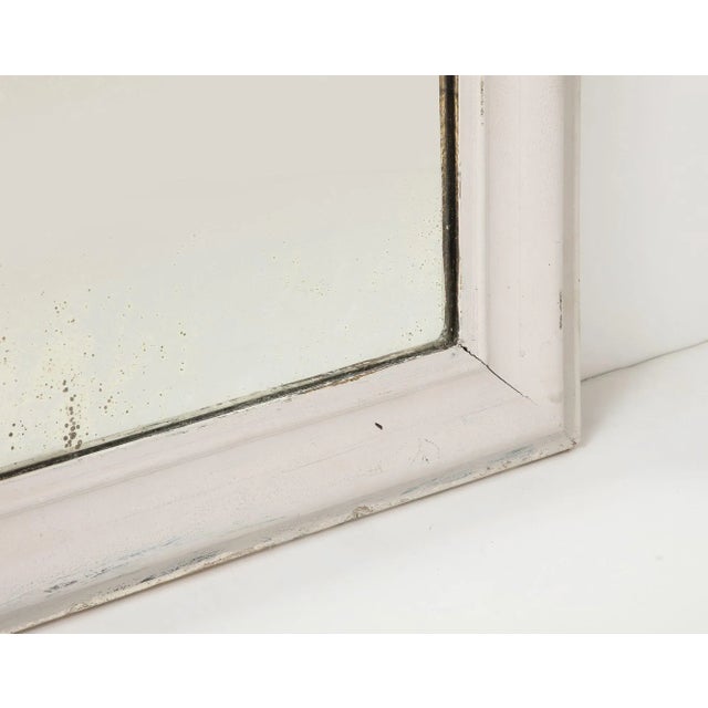 White Painted Louis Philippe Mirror, France Early 20th Century For Sale - Image 9 of 10