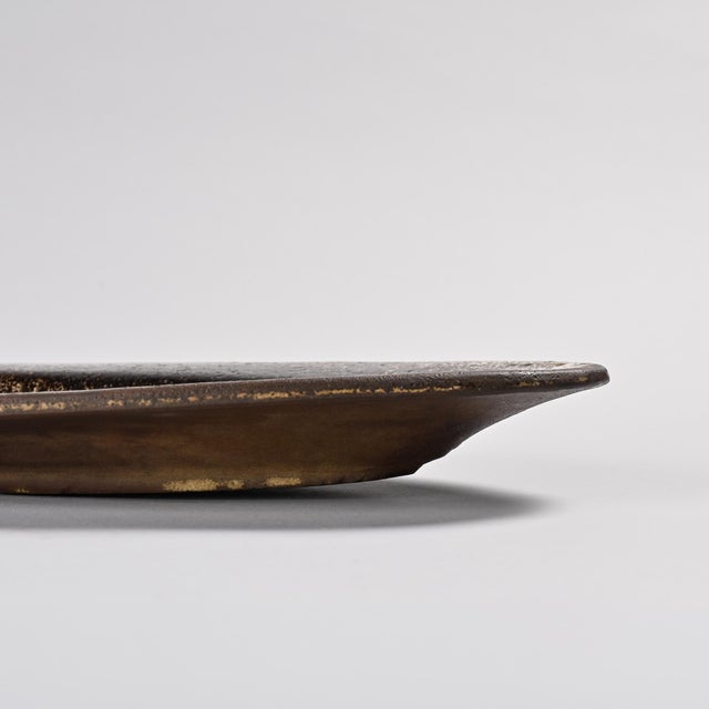 Mid-Century Modern Large Ceramic Platter from Michel Anasse, France, 1960s For Sale - Image 3 of 11
