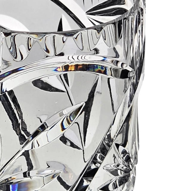 Gorham Bamburg Crystal Glass Vase 6.25"h For Sale - Image 11 of 11