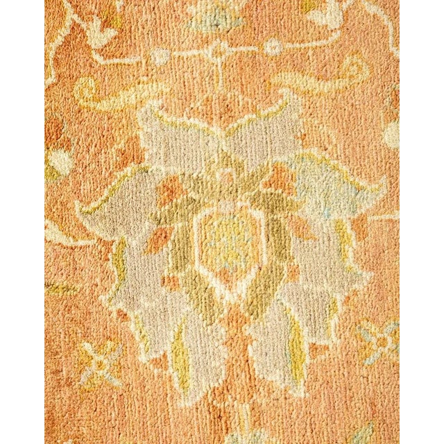 Traditional Mogul, One-of-a-Kind Hand-Knotted Area Rug in Pink, 8' 2" x 17' 5" For Sale - Image 3 of 8