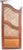 Mountain Top Gate in Natural Wood Tone For Sale - Image 12 of 18