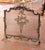 Mid-Century French Louis XVI Bronze Fireplace Screen With Mesh Panel For Sale - Image 11 of 12