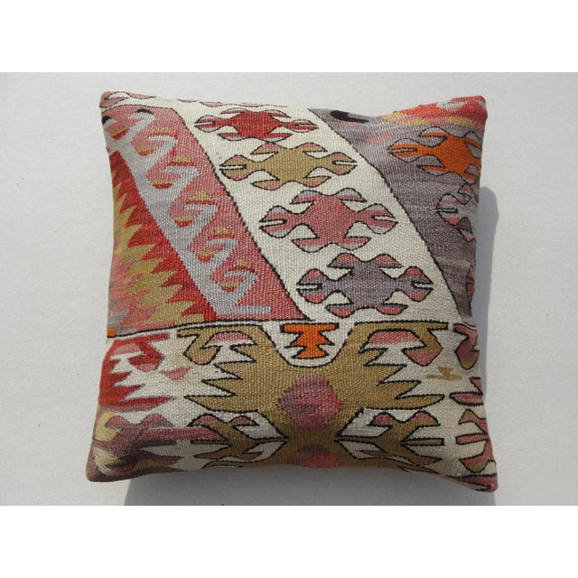 Kilim Rug Pillow For Sale - Image 10 of 11