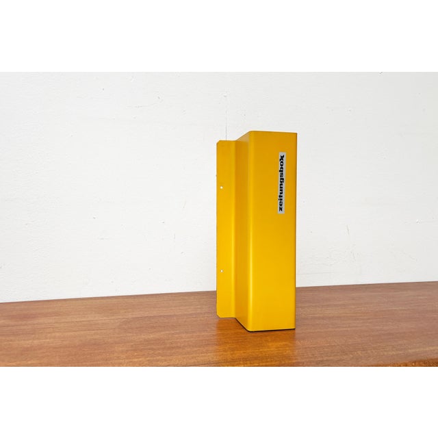 Mid-Century German Space Age Newspaper Letter Box, 1960s, in Very Good conditions. Designed 1960 to 1969