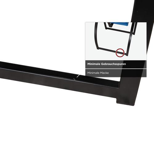 Sinus and Cosinus Chairs in Blue and Red Leather from KFF, Set of 6 For Sale - Image 12 of 18