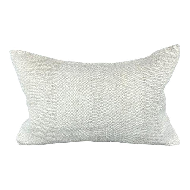 16 x 24 Hemp Pillow Turkish Cushion Natural White Pillow Cushion Cover For Sale