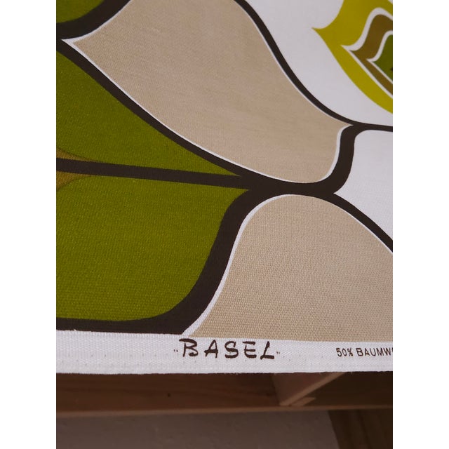 Mid-Century Modern German Ukadan Fabric for Curtains, 1970s For Sale - Image 4 of 5