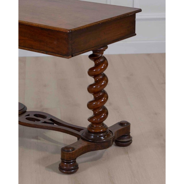 19th Century Victorian Barley Twist Writing Table For Sale In Atlanta - Image 6 of 11