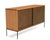 Paul McCobb Winchendon Furniture Planner Group Grasscloth Iron Base Credenza Unmarked Mid Century For Sale In Philadelphia - Image 6 of 18