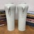 Tall White Ceramic Vases with Elephant Head Handles - A Pair For Sale In New York - Image 6 of 13