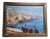 Zicca, The Port of Saint Tropez Animated by Fishermen, Oil on Panel, Framed For Sale