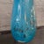 1960s Gradient Blue Gold Fleck Murano Attributed Glass Vase, Tear Drop Shape For Sale - Image 9 of 12