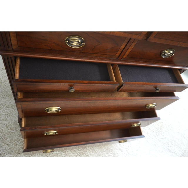 Lexington Furniture Lexington Palmer Home Cherry Tall Chest For Sale - Image 4 of 16