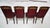 Red Set of Four Mid 20th Century Empire Style Chairs by William Switzer For Sale - Image 8 of 18