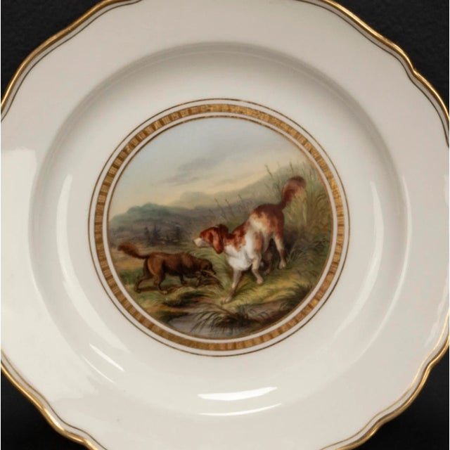 Vintage Hand-Painted Porcelain Plates with Animal Motifs from Meissen, 2010s, Set of 3 For Sale - Image 10 of 12