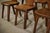 Brutalist Chairs in Elm from Aranjou, 1950s, Set of 8 For Sale - Image 6 of 14