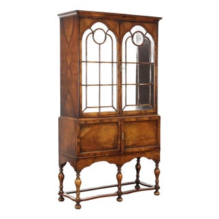 Antique Chippendale Style Showcase, Italy, 20th Century For Sale