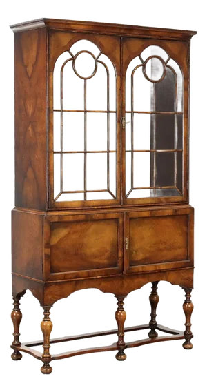 Antique Chippendale Style Showcase, Italy, 20th Century