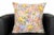 Floral Mosaic Genuine Leather Pillow For Sale - Image 10 of 13
