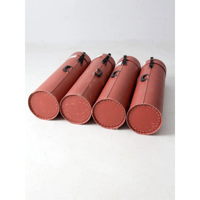 Vintage Industrial Transport Cases Set of 4 For Sale - Image 17 of 17