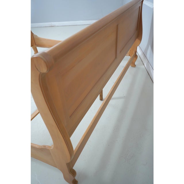 Ethan Allen King Size Country French Sleigh Bed For Sale - Image 14 of 18
