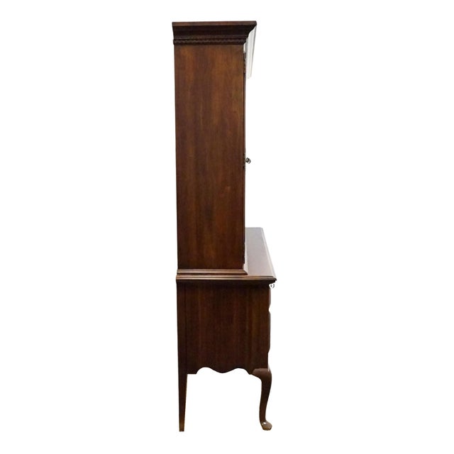 Mount Vernon Furniture Co. Solid Cherry Traditional Style 62" Buffet W. China Cabinet 100-560 For Sale - Image 12 of 13