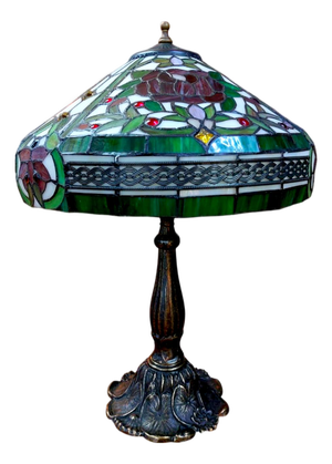 Tiffany Green Table Lamp