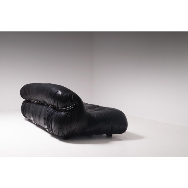 Soriana 3-Seater Sofa by Afra and Tobia Scarpa for Cassina, 1980s For Sale - Image 6 of 8