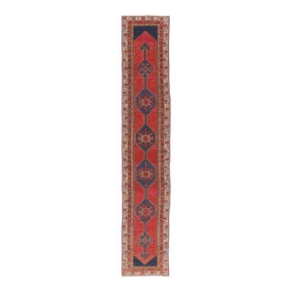 Late 19th Century Persian Malayer Rug, 03'00 X 16'07 For Sale
