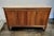 Wood Belgian Louis XVI Style Marble Top Marquetry Sideboard With Decorative Brass For Sale - Image 7 of 10