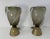 Art Deco Italian Grey and Gold Leaf Murano Glass Vase Lamps, 2000s, Set of 2 For Sale - Image 3 of 11