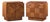 Lane Brutalist Mid Century Walnut Nightstands - Pair For Sale