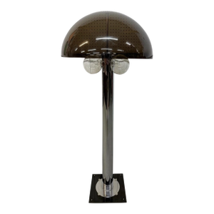 Mid-Century Modern Mushroom Chrome Floor Lamp