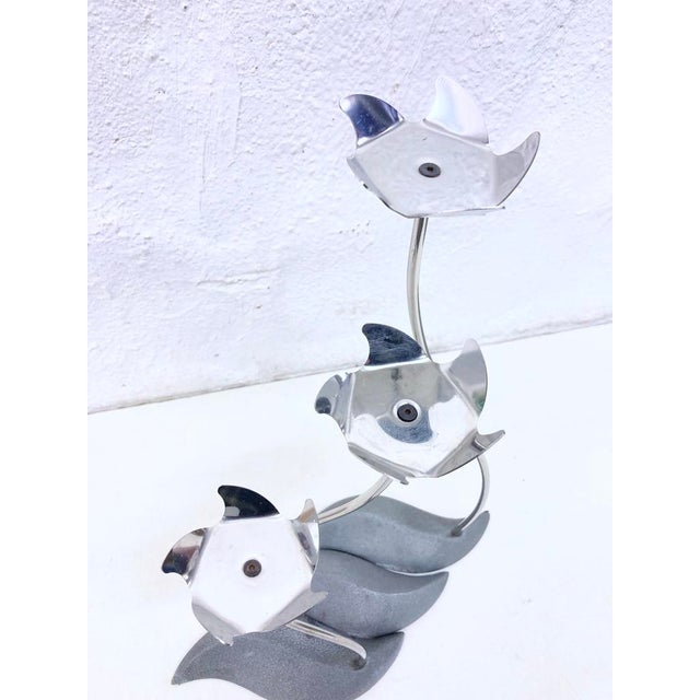 Metal Vintage Candleholders by Alan Schaff for Royal Copenhagen, 1990s, Set of 3 For Sale - Image 7 of 9