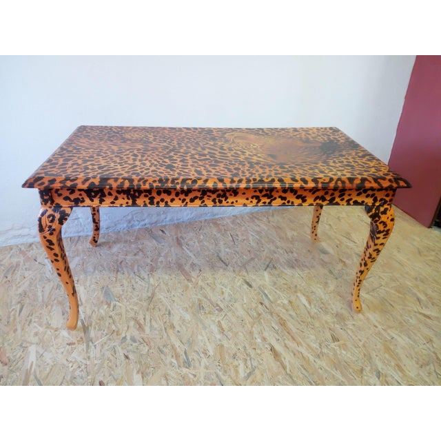 Chippendale Style Table in Beech, Early 1900s For Sale - Image 3 of 16