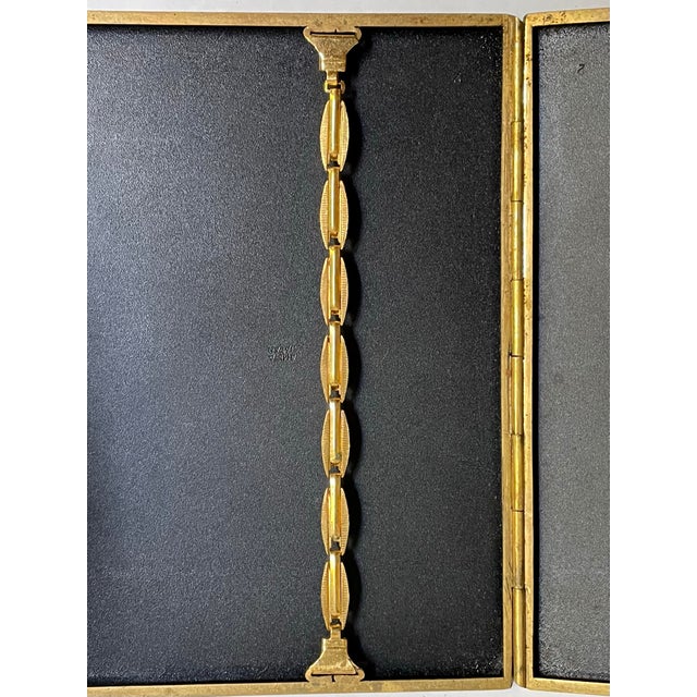 Mid 20th Century Japanese Kyoto Damascene Tiger Card Mixed Metal Case Amita Japan For Sale - Image 9 of 12