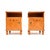 Swedish Art Deco Bedside Cabinets in Satin Birch, 1930, Set of 2 For Sale - Image 4 of 11
